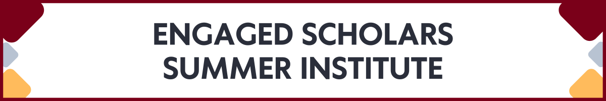 University of Minnesota Engaged Scholars Summer Institute
